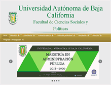 Tablet Screenshot of fcsyp.mxl.uabc.mx