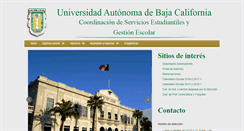 Desktop Screenshot of csege.uabc.mx